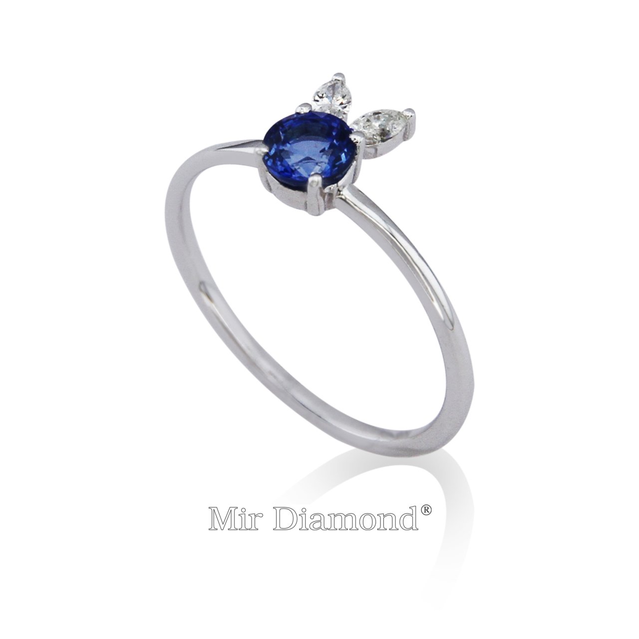 Kulakli Seylan Safir Yuzuk